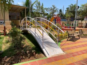 Veer yoddha samrat prithviraj chowk Udyan Outdoor Excercise & Playground with Landscaping