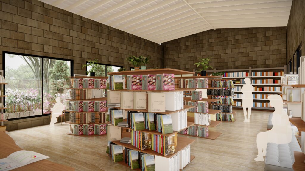 Concept national Park - Library Room Interior Design