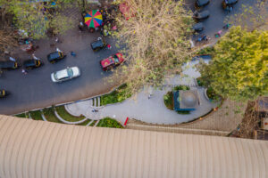 SV Road Chowk Landscape Design top view